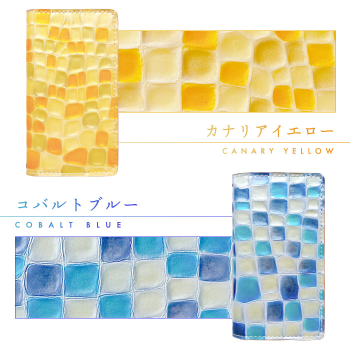 【Leo&Aoi公式ショップ】 AQUOS sense7 ケース 手帳型 SH-53C SHG10 SH-M24 カバー 本革 3rdステンドグラス 手帳型ケース shm24 sh53c アクオス センス7 スマホケース【安心の返品保証付き】