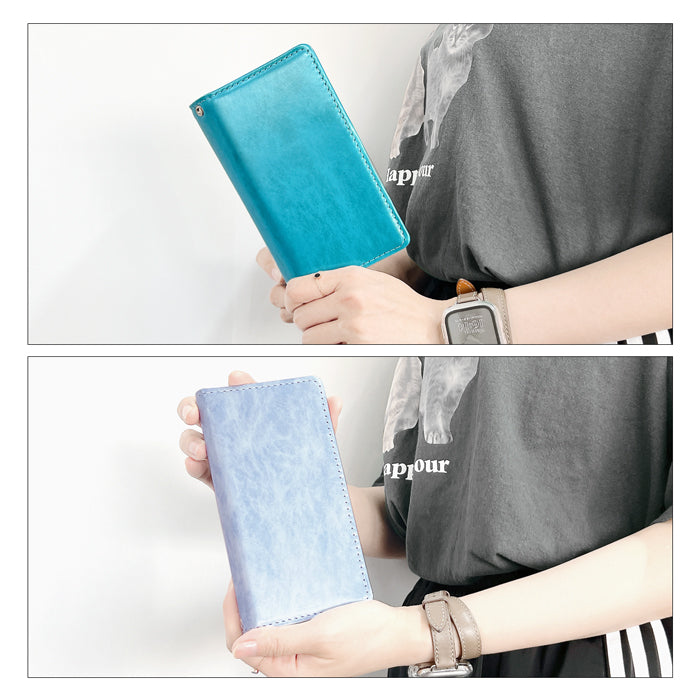 【Leo&Aoi公式ショップ】 本革 アダマス スマホケース 手帳型ケース 100機種以上対応