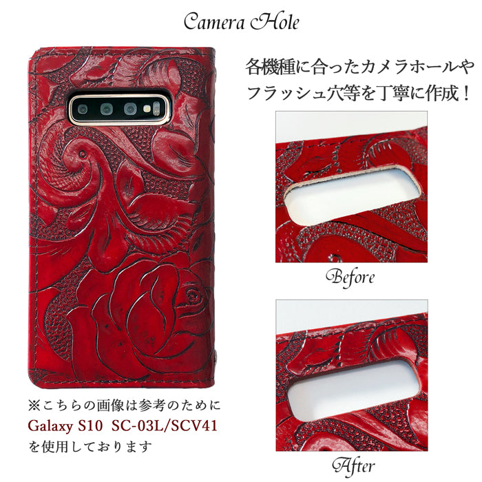 【Leo&Aoi公式ショップ】 iPhone15pro ケース iPhone 15 pro カバー 手帳型 本革 アンティーク調 ローズ 型押し 手帳型ケース アイフォン15プロ スマホケース 【安心の返品保証付き】