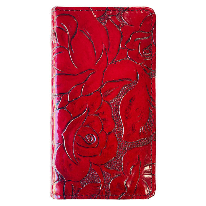 【Leo&Aoi公式ショップ】 らくらくスマートフォン F-53E ケース f53e カバー 手帳型 本革 アンティーク調 ローズ 型押し 手帳型ケース らくらくフォン docomo ドコモ スマホカバー 【安心の返品保証付き】