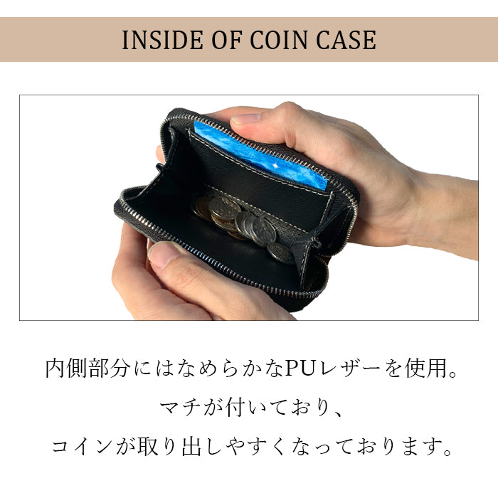 【Leo&Aoi公式ショップ】 アンティーク調バラ コインケース 本革 ラウンドファスナー ポーチ 小型財布 小銭入れ コンパクト 小物入れ 革 高級 薔薇 ケース 型押し【安心の返品保証付き】