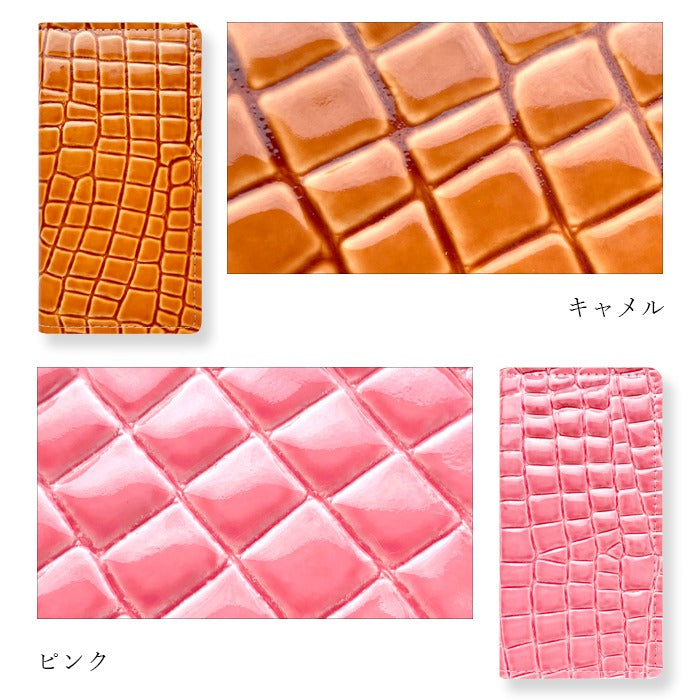 【Leo&Aoi公式ショップ】 らくらくスマートフォン F-53E ケース f53e カバー 手帳型 本革 美クロコダイル 手帳型ケース らくらくフォン docomo ドコモ スマホカバー【安心の返品保証付き】