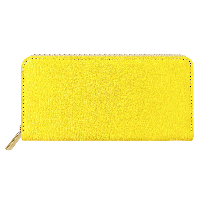 【Leo&Aoi公式ショップ】 シェーブルレザー 長財布 山羊革 フランス産 ゴートレザー 財布 レディース メンズ フランスレザー ラウンドファスナー サイフ さいふ ウォレット 革 カード収納 革財布 ラウンド長財布 ラウンド財布 長サイフ 本革長財布【安心の返品保証付き】
