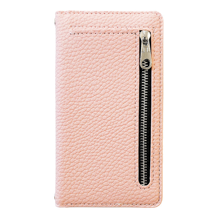 【Leo&Aoi公式ショップ】 らくらくスマートフォン me F-03K ケース カバー ちょこっと財布付き 上品 型押し 手帳型ケース f03k らくらく スマホ スマホケース