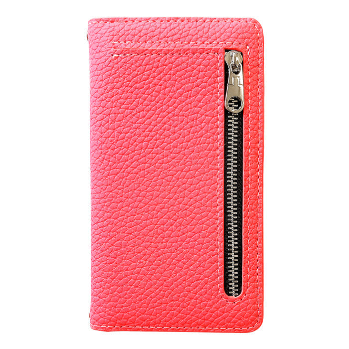 【Leo&Aoi公式ショップ】 らくらくスマートフォン me F-03K ケース カバー ちょこっと財布付き 上品 型押し 手帳型ケース f03k らくらく スマホ スマホケース