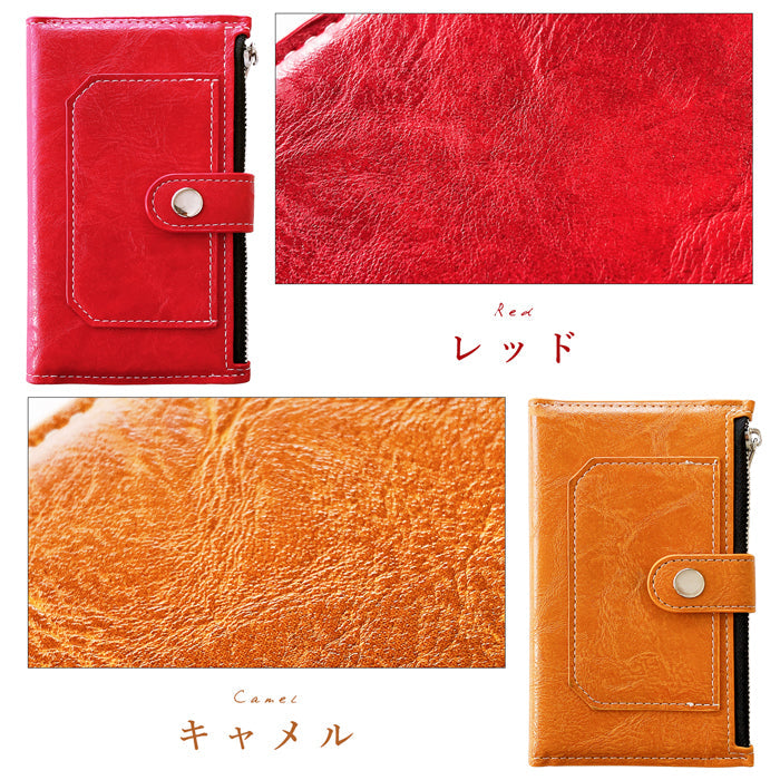 【Leo&Aoi公式ショップ】 iphone13mini ケース iPhone 13 mini カバー 手帳型 チャック付き 財布 手帳型ケース アイフォン13 ミニ スマホケース【安心の返品保証付き】