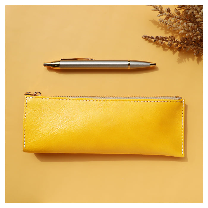 【Leo&Aoi公式ショップ】 カラフル ペンケース 本革 筆箱 レザー ペン入れ コンパクト スリム 文具 筆記用具 ふで箱 収納 革 高級 ペン ケース 【安心の返品保証付き】