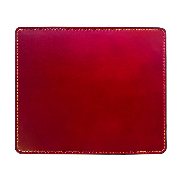 【Leo&Aoi公式ショップ】 コードバン マウスパッド 本革 馬革 レザー 革 上質 オフィス ビジネス ステーショナリー マウス パッド 文具 敷物 【安心の返品保証付き】
