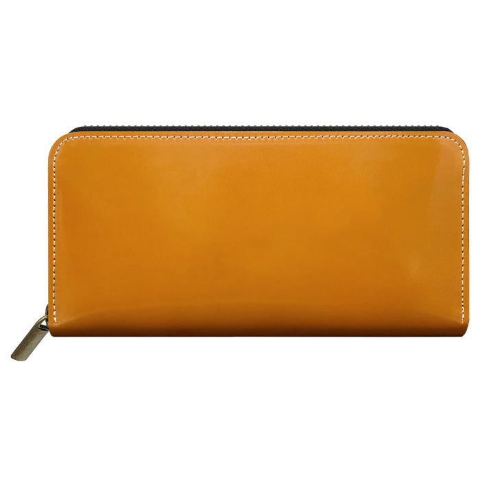 【Leo&Aoi公式ショップ】 ホースレザー 長財布 革 レザー 馬革 コードバン 本革 財布 メンズ ラウンドファスナー サイフ さいふ ウォレット カード収納 革財布 ラウンド長財布 ラウンド財布 長サイフ 本革長財布 レディース ハンドメイド【安心の返品保証付き】