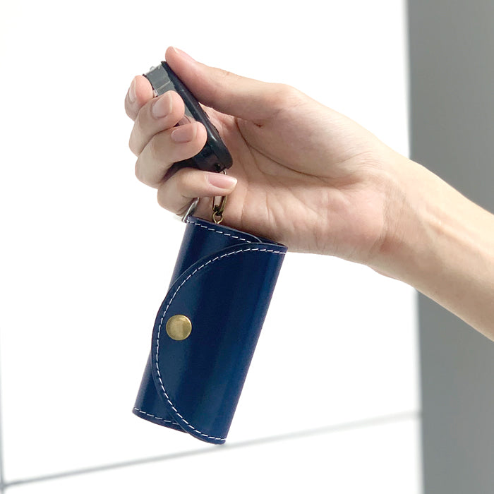 【Leo&Aoi公式ショップ】 コードバン キーケース 4連 本革 メンズ レディース スマートキー 三つ折り 馬革 ホースレザー レザー 鍵入れ 鍵 カギ 収納 スリム コンパクト キーホルダー 4連キーケース 【安心の返品保証付き】