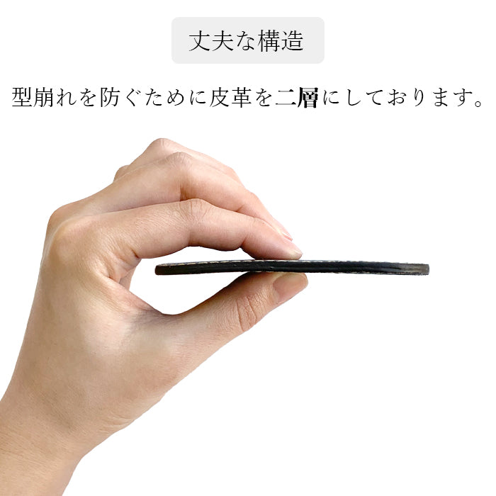 【Leo&Aoi公式ショップ】 クロコダイル柄 型押し コースター 本革 4枚セット テーブルウェア カフェ おしゃれ キッチン 雑貨 食器 ハンドメイド 革 ワニ柄 わに柄 お洒落 高級 【安心の返品保証付き】