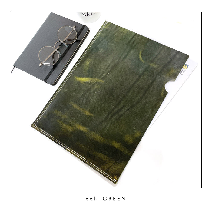 【Leo&Aoi公式ショップ】 ダグラスレザー A4ファイル レザーファイル A4 書類入れ イタリア産 ビジネスグッズ 収納 シンプル A4サイズ ファイル ステーショナリー 資料ケース 文具 レザー 牛革 革 タンニン鞣し 【安心の返品保証付き】