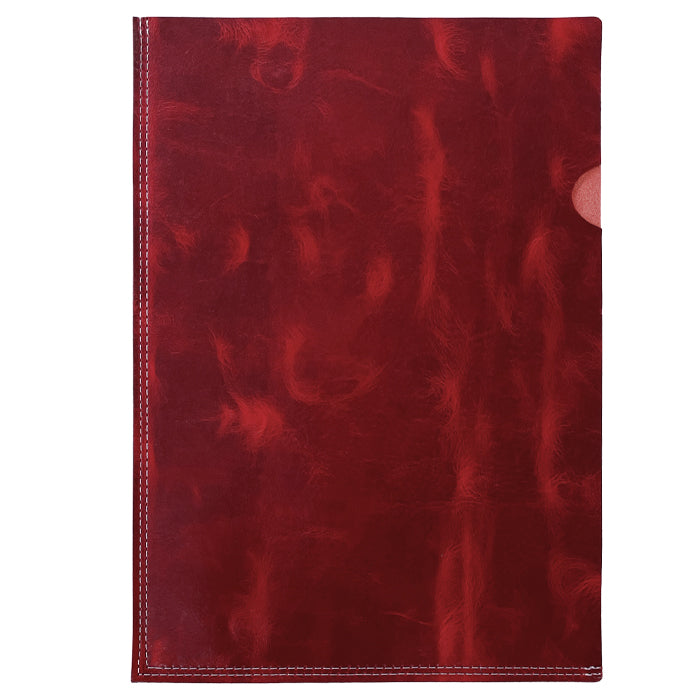 【Leo&Aoi公式ショップ】 ダグラスレザー A4ファイル レザーファイル A4 書類入れ イタリア産 ビジネスグッズ 収納 シンプル A4サイズ ファイル ステーショナリー 資料ケース 文具 レザー 牛革 革 タンニン鞣し 【安心の返品保証付き】