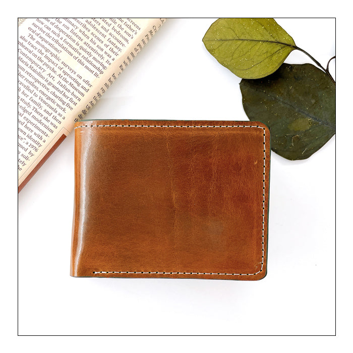 【Leo&Aoi公式ショップ】 ダグラスレザー 二つ折り 財布 本革 サイフ さいふ ウォレット 二つ折り財布 革 イタリア産 レザー メンズ カード収納 小銭入れ コインケース付き 二つ折りサイフ 革財布 メンズ財布 ハンドメイド 革 高級 タンニンなめし【安心の返品保証付き】