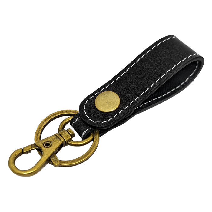 【Leo&Aoi公式ショップ】 本革 キーリング キーホルダー スナップボタン バッグチャーム イタリア産 ダグラスレザー