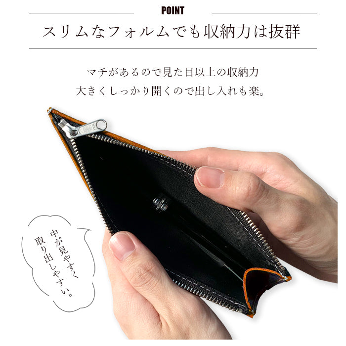 ダグラスレザー ペンケース イタリア産 本革 筆箱 レザー ペン入れ コンパクト 牛革 薄型 スリム 文具 筆記用具 ふで箱 収納 革 高級 ペン ケース メンズ レディース タンニンなめし