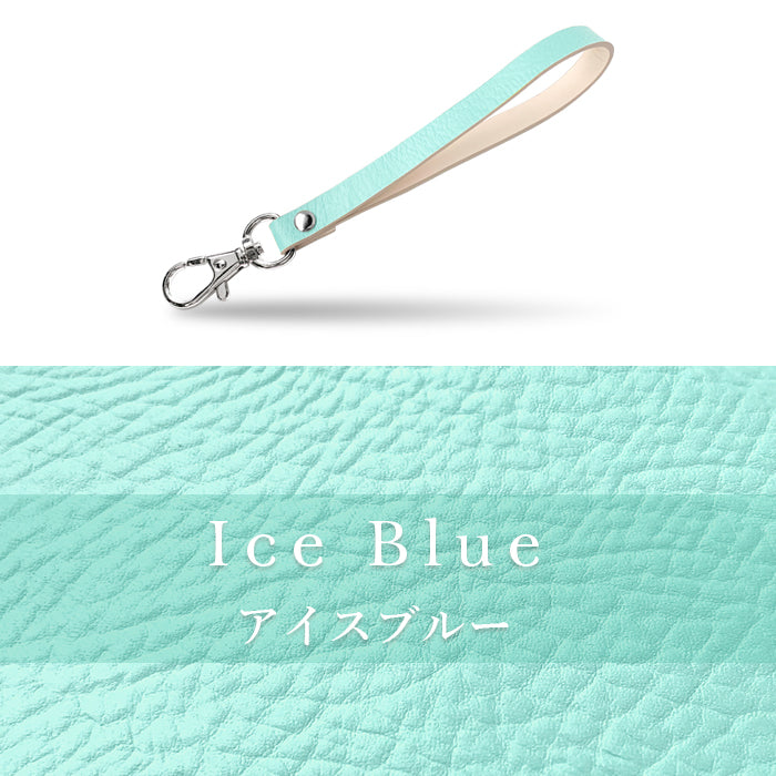 【Leo&Aoi公式ショップ】 エレガントな型押し ナスカン付き ストラップ 本革 マルチストラップ 携帯ストラップ レザー 携帯 スマホ キーホルダー パスケース 定期入れ リストストラップ 革 牛革 手帳型 スマホケース スマホカバー 手帳型ケース 落下防止 パステルカラー レディース メンズ 【安心の返品保証付き】