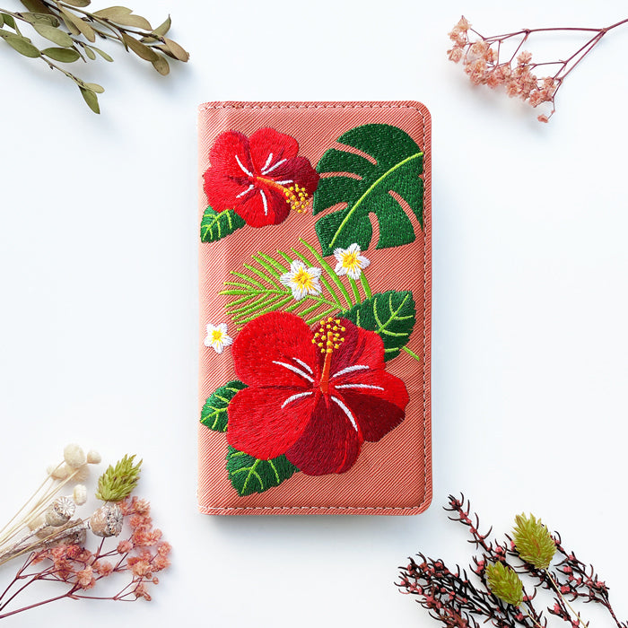 【Leo&Aoi公式ショップ】 iphone12mini ケース iPhone 12 mini カバー 手帳型 マダム刺繍 手帳型ケース アイフォン12 ミニ スマホケース