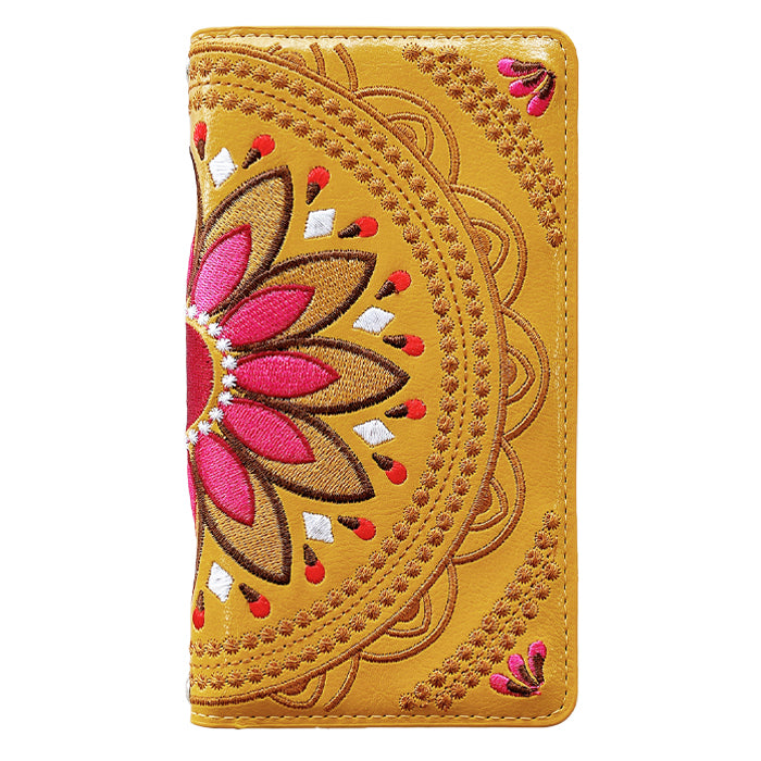 【Leo&Aoi公式ショップ】 iPhone15pro ケース iPhone 15 pro カバー 手帳型 エスニック 刺繍 手帳型ケース アイフォン15プロ スマホケース