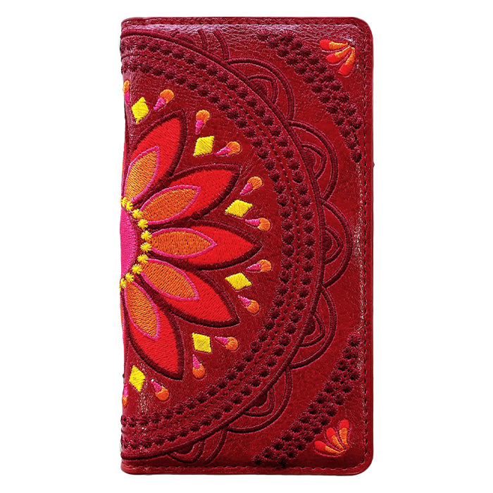 【Leo&Aoi公式ショップ】 iPhone15pro ケース iPhone 15 pro カバー 手帳型 エスニック 刺繍 手帳型ケース アイフォン15プロ スマホケース