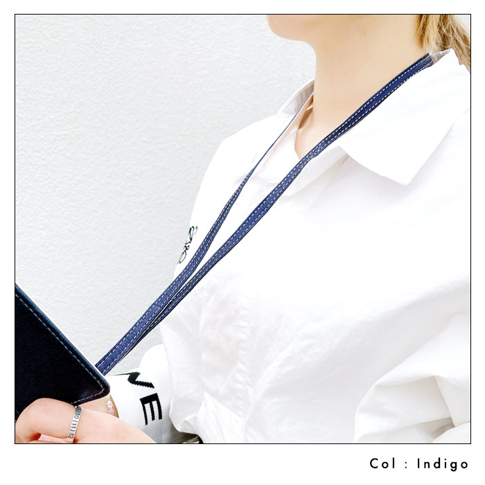 【Leo&Aoi公式ショップ】 グリッター ネックストラップ ロングストラップ 本革 首掛け 落下防止 ネックホルダー IDカードホルダー IDケース パスケース スマホ スマートフォン ネック ストラップ ナスカン ゴールド ブロンズ シルバー 【安心の返品保証付き】