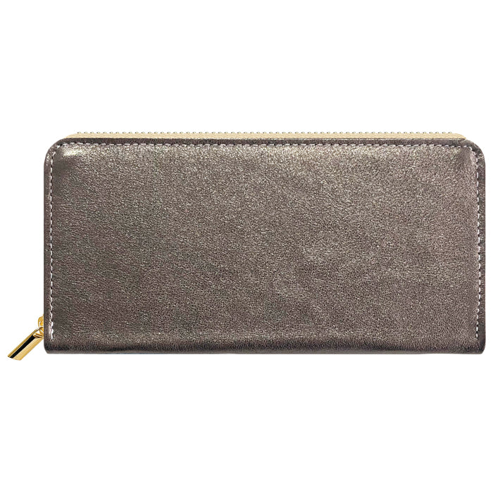 【Leo&Aoi公式ショップ】 グリッター スリム 長財布 レディース メンズ カード収納 財布 さいふ ウォレット ラウンド型財布 【安心の返品保証付き】