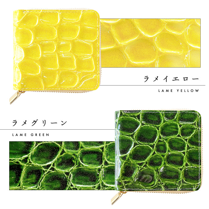 【Leo&Aoi公式ショップ】 ラウンドファスナー グランコッコ ラウンド型 二つ折り財布 本革 財布 小銭入れ レディース 薄型 コインケース付き 【安心の返品保証付き】