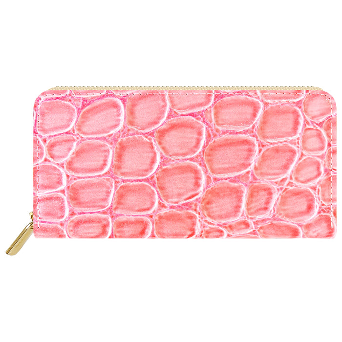 【Leo&Aoi公式ショップ】 グランコッコ ラウンド型長財布 本革 財布 長財布 エナメル ラウンドファスナー サイフ さいふ ウォレット 革 レザー カード収納 革財布 ラウンド長財布 ラウンド財布 長サイフ 本革長財布 レディース ハンドメイド 【安心の返品保証付き】