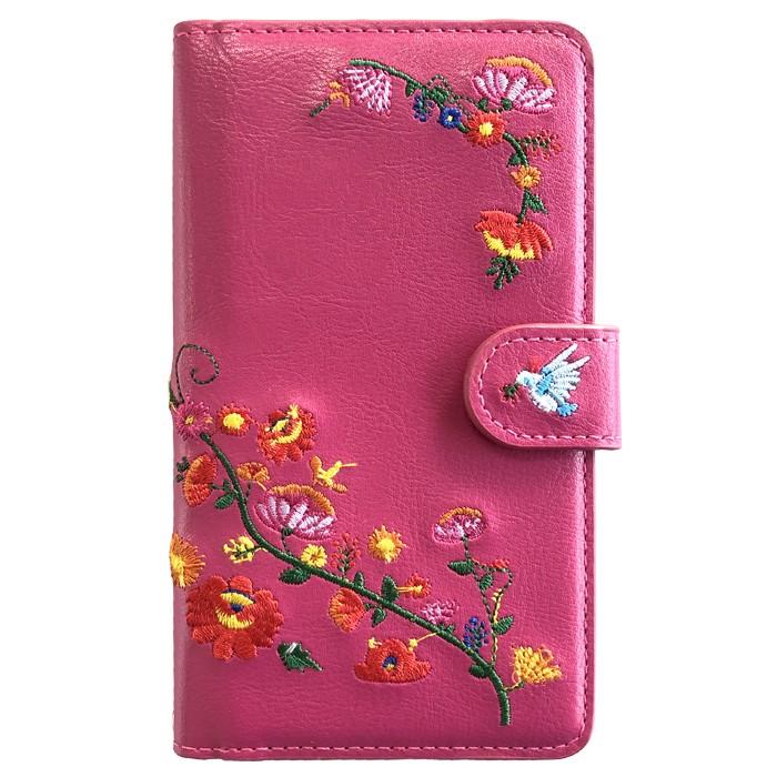 【Leo&Aoi公式ショップ】 arrows We2 F-52E FCG02 M07 A402FC ケース 花刺繍 手帳型ケース f52e アローズ ウィー スマホケース 【安心の返品保証付き】