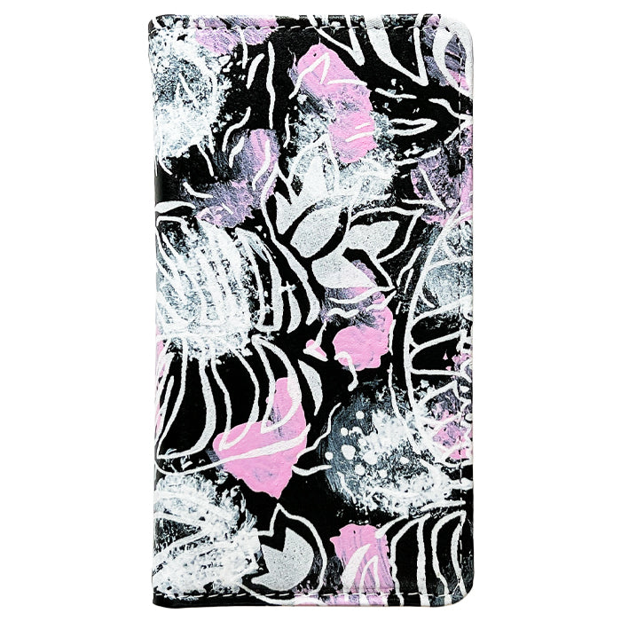 【Leo&Aoi公式ショップ】 GALAXY A54 5G SC-53D SCG21 ケース 本革 ハワイアン柄 手帳型ケース sc53d ギャラクシー galaxya54 スマホケース【安心の返品保証付き】