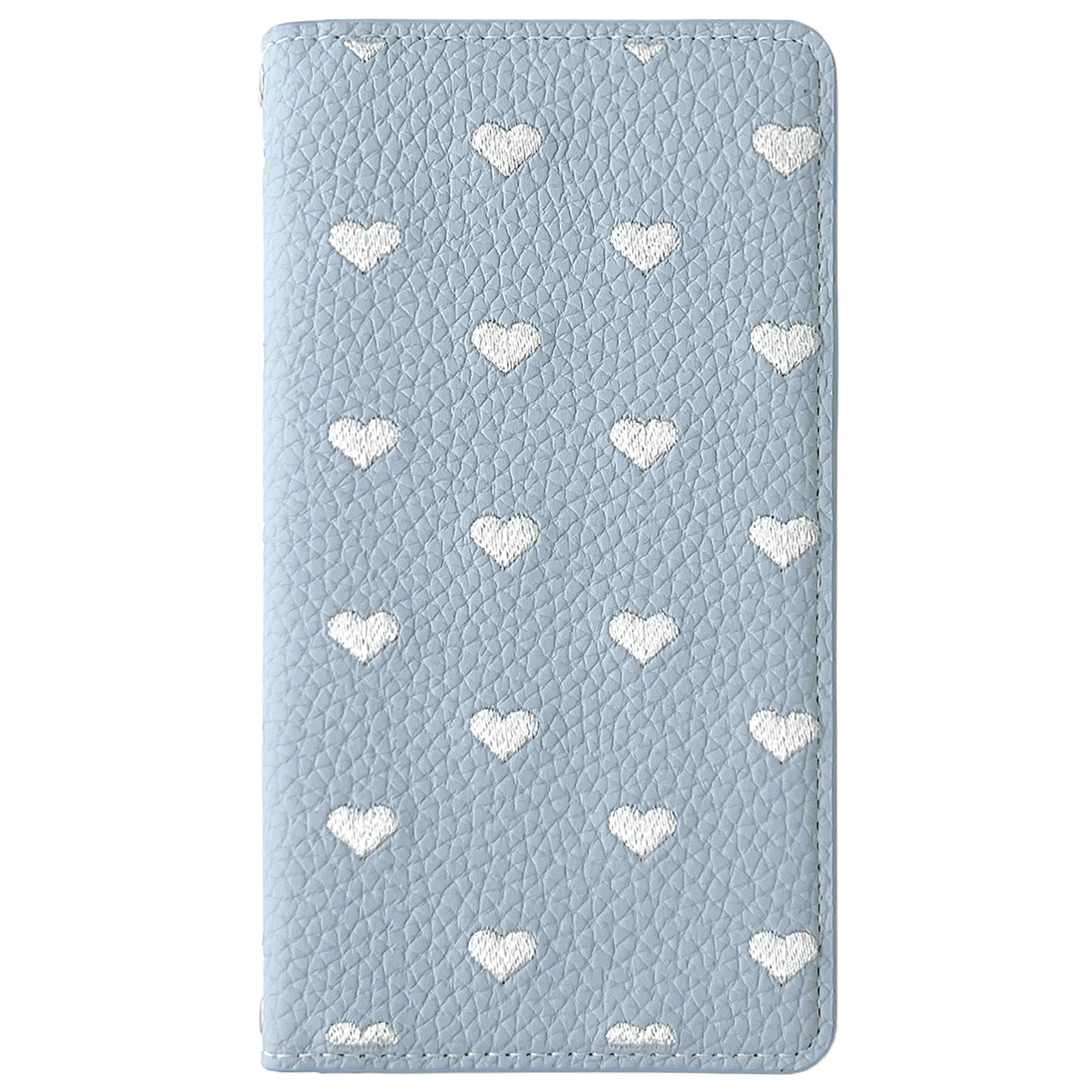 【Leo&Aoi公式ショップ】 らくらくスマートフォン F-52B ケース カバー 手帳型ケース ハート刺繍 手帳型 スマホケース らくらくフォン らくらくホン f52b docomo 【安心の返品保証付き】
