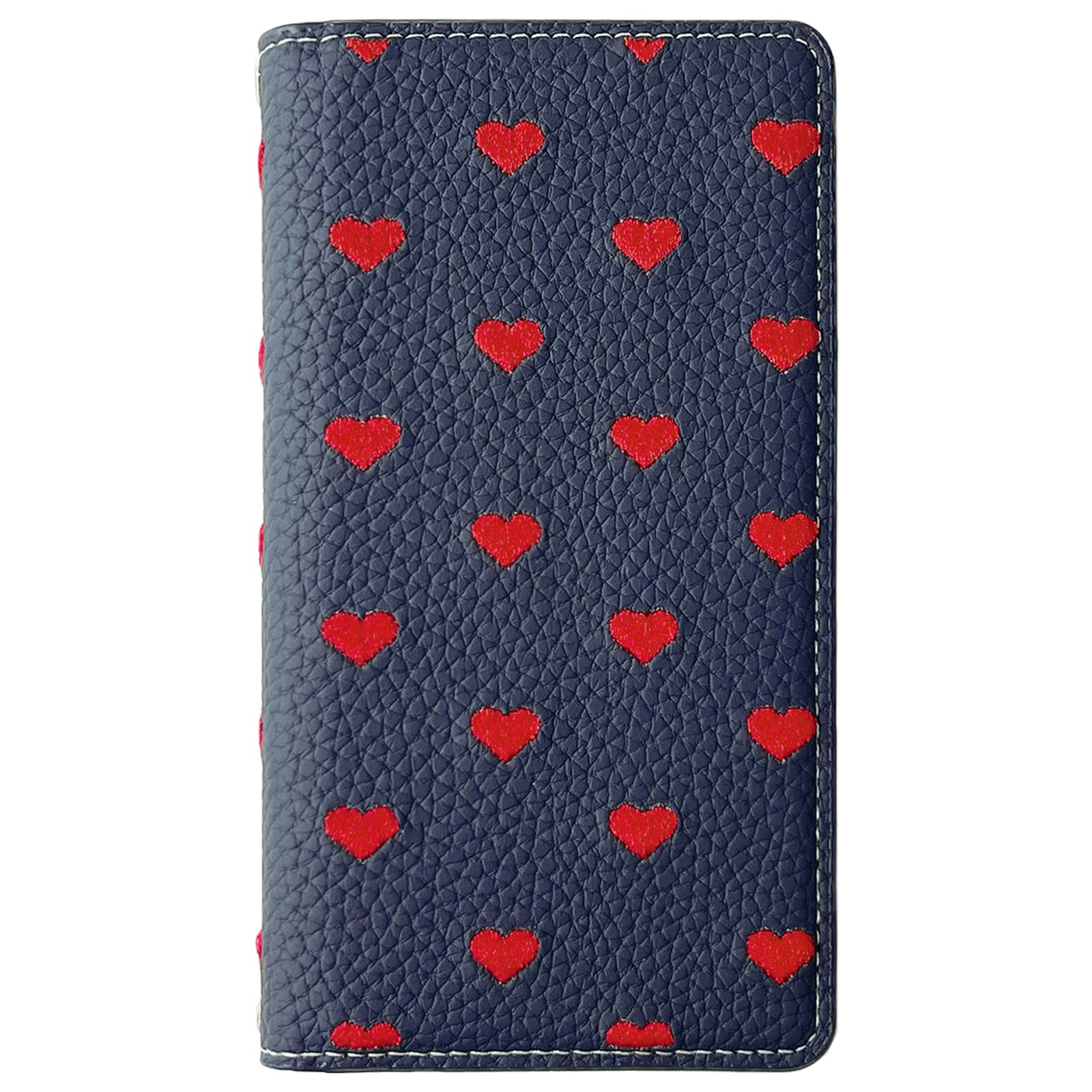 【Leo&Aoi公式ショップ】 iPhone16pro ケース iPhone 16 pro カバー 手帳型 ハート刺繍 手帳型ケース アイフォン16プロ スマホケース 【安心の返品保証付き】