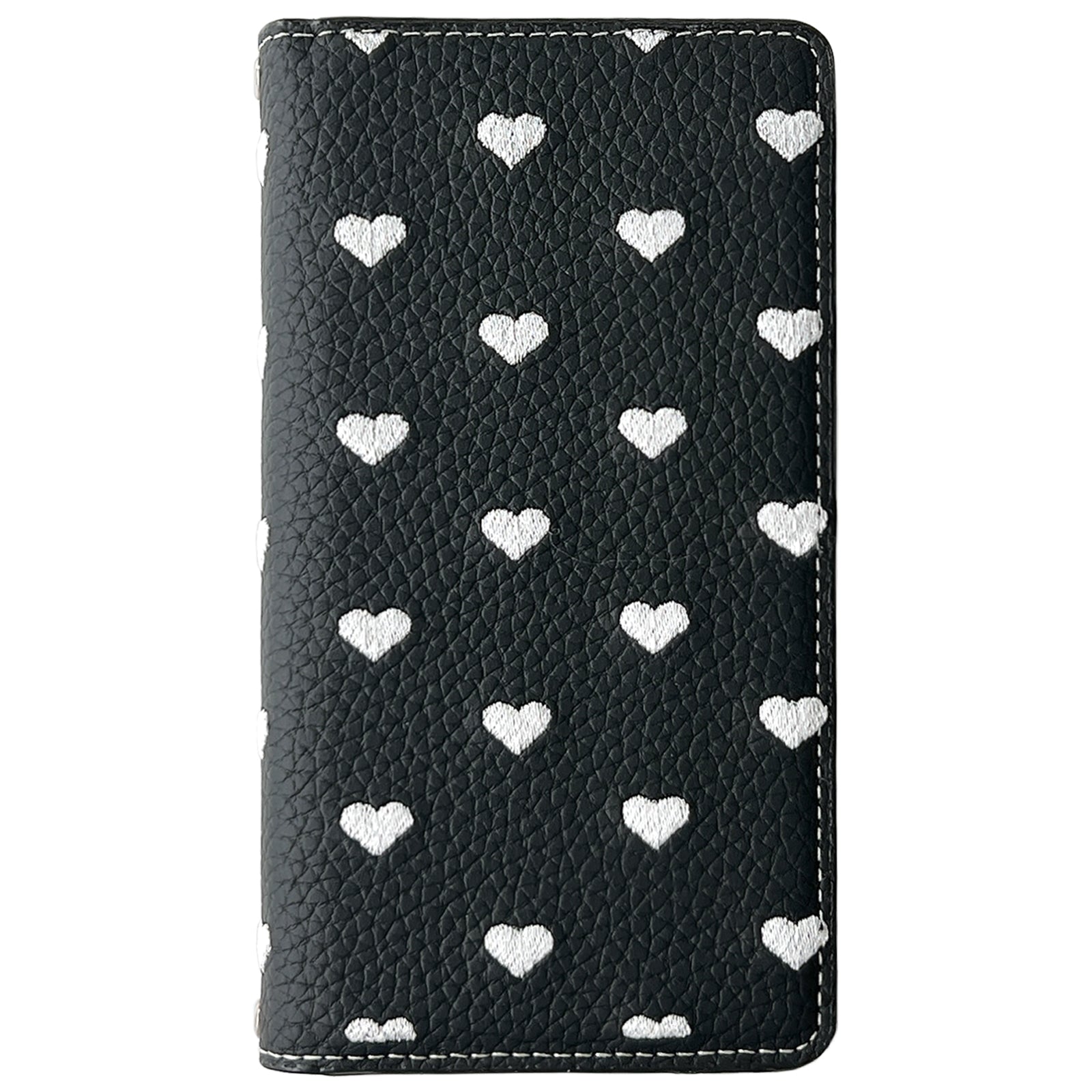 【Leo&Aoi公式ショップ】 iphone17 ケース iPhone 17 カバー 手帳型 ハート刺繍 手帳型ケース アイフォン17 スマホケース 【安心の返品保証付き】