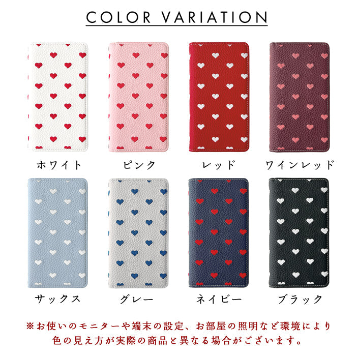 【Leo&Aoi公式ショップ】 iphone17 ケース iPhone 17 カバー 手帳型 ハート刺繍 手帳型ケース アイフォン17 スマホケース 【安心の返品保証付き】