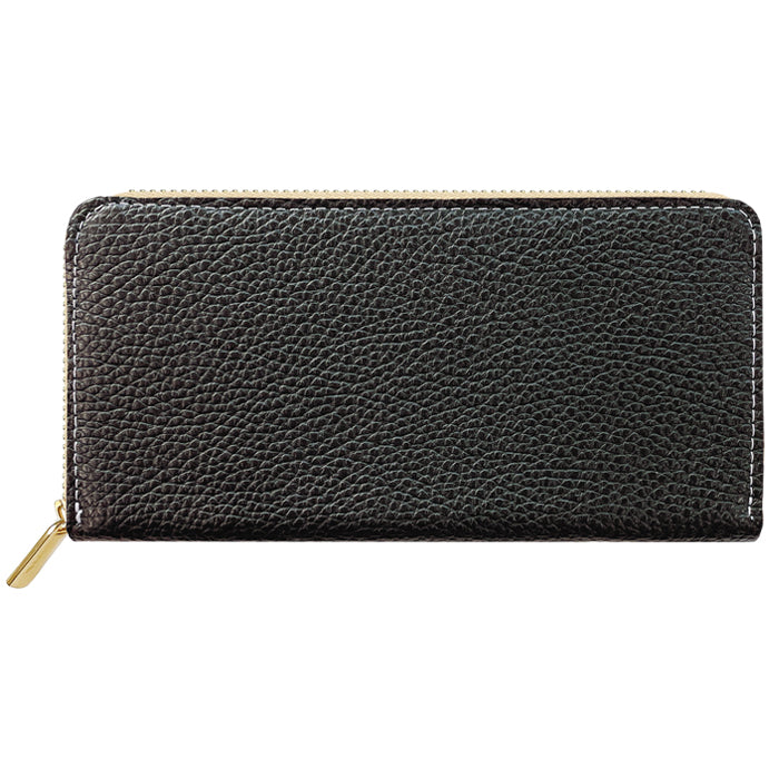 【Leo&Aoi公式ショップ】 ちょっとハイソな本革 蛇腹 カードポケット付き 長財布 本革 ラウンド型ファスナー 財布 レディース 大容量 【安心の返品保証付き】