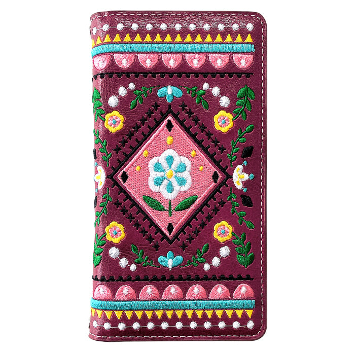 【Leo&Aoi公式ショップ】 らくらくスマートフォン me F-03K ケース カバー 北欧 刺繍 手帳型ケース f03k らくらく スマホ スマホケース