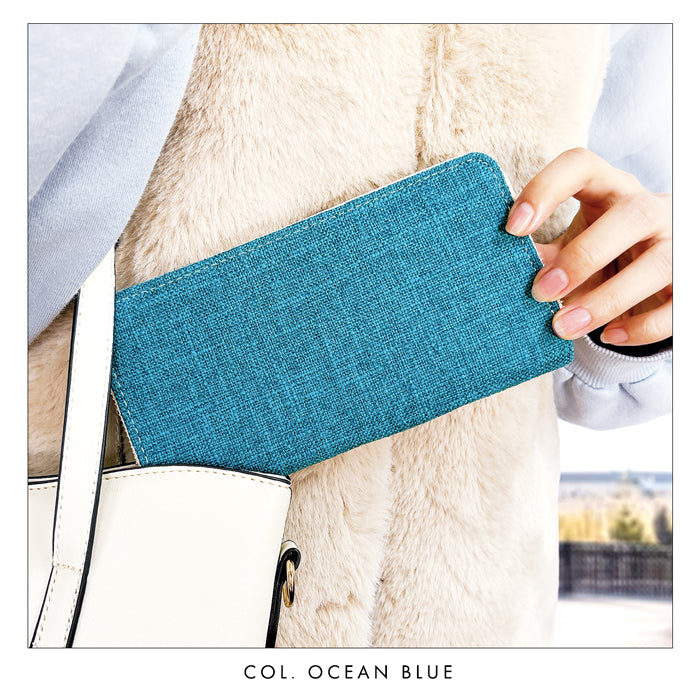 【Leo&Aoi公式ショップ】 北欧スタイル ラウンド型長財布 財布 長財布 ラウンドファスナー サイフ さいふ ウォレット カード収納 カラフル 長サイフ ロングウォレット 小銭入れ 上品 おしゃれ レディース メンズ ハンドメイド 【安心の返品保証付き】