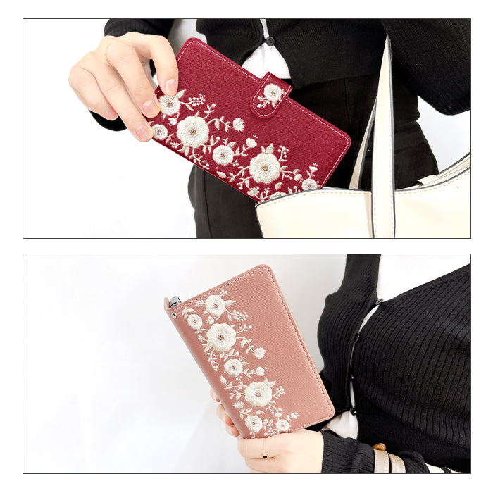 【Leo&Aoi公式ショップ】 XPERIA 10 VII SO-52F ケース SOG16 カバー A502SO XQ-FE44 手帳型 インド刺繍 手帳型ケース so52f エクスペリア スマホケース 【安心の返品保証付き】