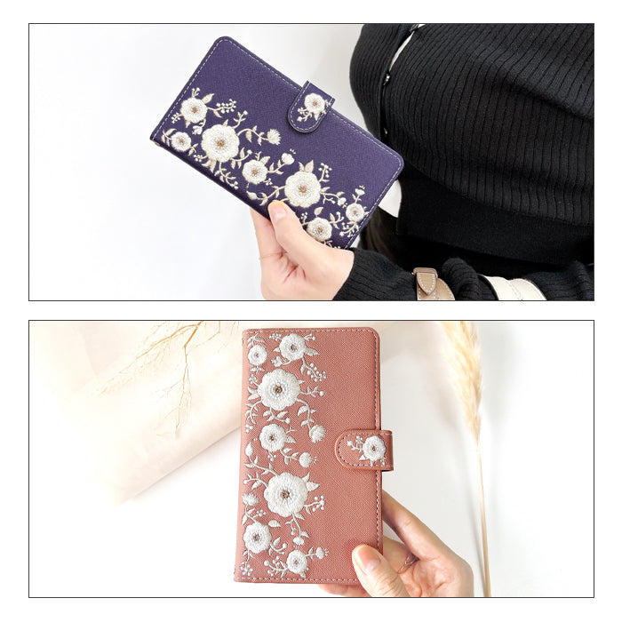 【Leo&Aoi公式ショップ】 AQUOS sense9 SH-53E SHG14 A405SH SH-M29 ケース カバー 手帳型 インド刺繍 手帳型ケース sh53e shm29 スマホケース 【安心の返品保証付き】