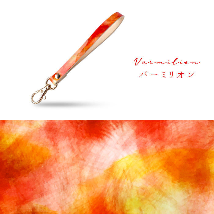 【Leo&Aoi公式ショップ】 イタリアンアート ナスカン付き ストラップ 本革 マルチストラップ 携帯ストラップ レザー 携帯 スマホ キーホルダー パスケース 定期入れ リストストラップ 革 牛革 手帳型 スマホケース 落下防止 レディース 【安心の返品保証付き】