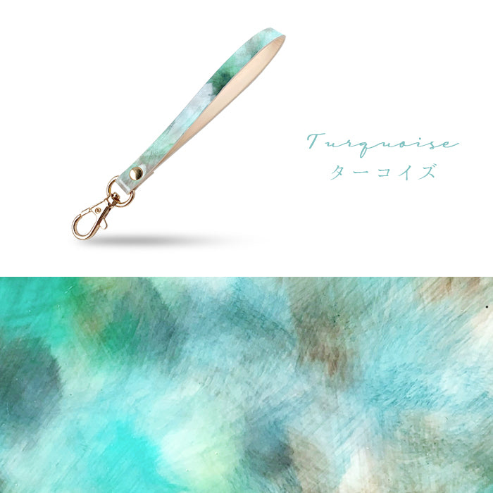 【Leo&Aoi公式ショップ】 イタリアンアート ナスカン付き ストラップ 本革 マルチストラップ 携帯ストラップ レザー 携帯 スマホ キーホルダー パスケース 定期入れ リストストラップ 革 牛革 手帳型 スマホケース 落下防止 レディース 【安心の返品保証付き】