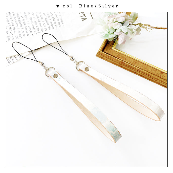 【Leo&Aoi公式ショップ】 牛革 イタリア製 ペイント ストラップ 本革 紐ストラップ マルチストラップ 携帯ストラップ レザー 携帯 スマホ キーホルダー パスケース 定期入れ リストストラップ 革 手帳型 スマホケース スマホカバー 手帳型ケース 落下防止 イタリアンレザー 【安心の返品保証付き】