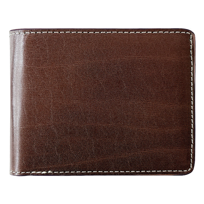 【Leo&Aoi公式ショップ】本革 上品な紳士レザー二つ折り財布 メンズ カード収納 小銭入れ コインケース付き サイフ ウォレット 薄型 コンパクト WM-D1-07 【安心の返品保証付き】