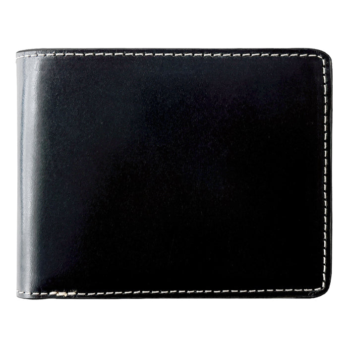 【Leo&Aoi公式ショップ】本革 上品な紳士レザー二つ折り財布 メンズ カード収納 小銭入れ コインケース付き サイフ ウォレット 薄型 コンパクト WM-D1-07 【安心の返品保証付き】