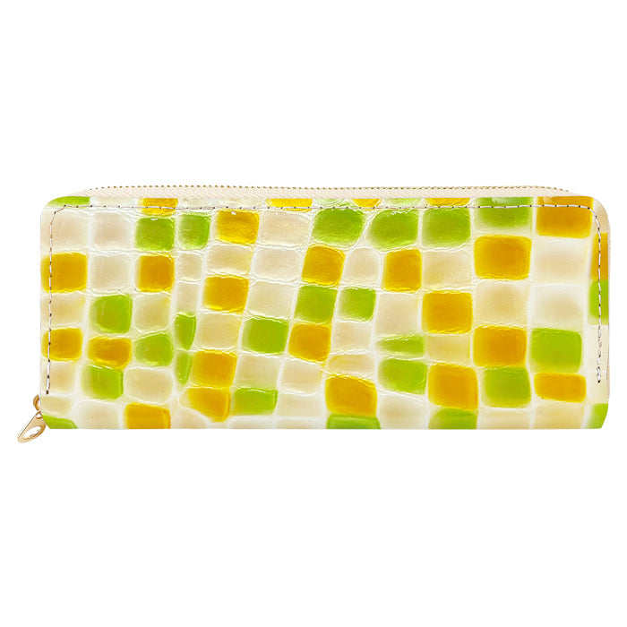 【Leo&Aoi公式ショップ】 ステンドグラス ラウンド型 ペンケース 本革 筆箱 レザー ペン入れ コンパクト スリム 文具 筆記用具 ふで箱 収納 革 上品 かわいい 可愛い お洒落 高級 ペン ケース エナメル 【安心の返品保証付き】