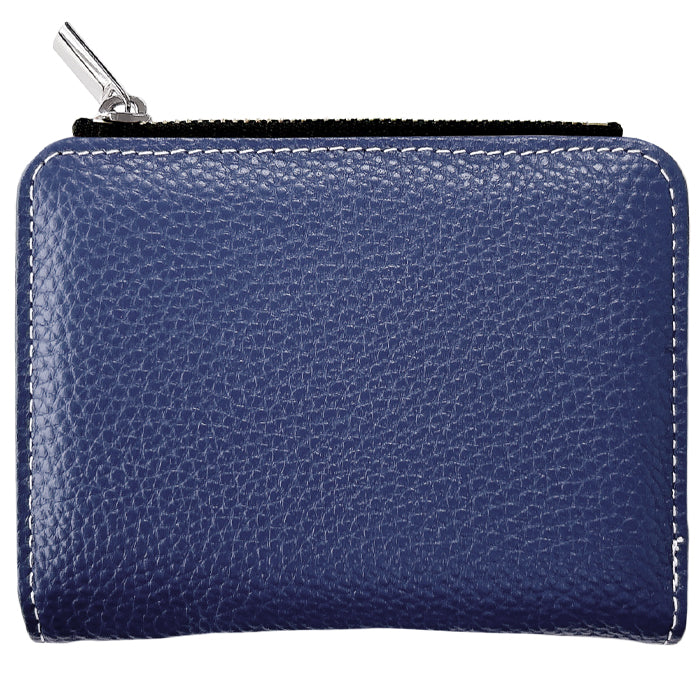 【Leo&Aoi公式ショップ】本革 上品な型押し てのひら財布 二つ折り財布 レディース メンズ カード収納 小銭入れ コインケース付き サイフ ウォレット 革 レザー 牛革 【WM-D2-04】 【安心の返品保証付き】