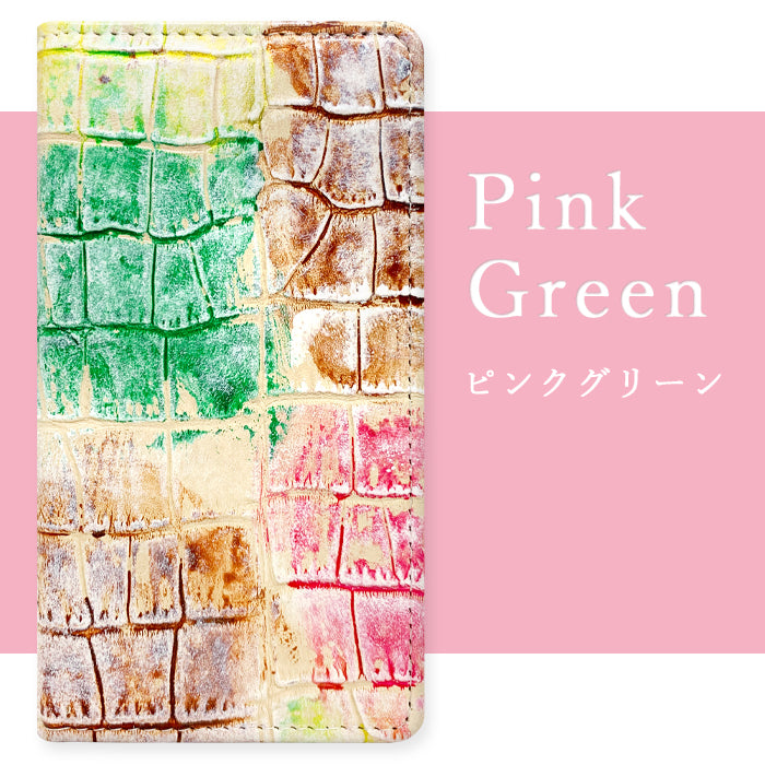 【Leo&Aoi公式ショップ】 本革 型押し アート スマホケース 手帳型ケース 100機種以上対応