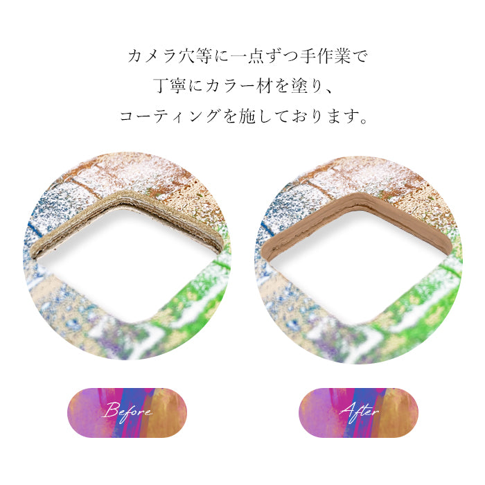 【Leo&Aoi公式ショップ】 本革 型押し アート スマホケース 手帳型ケース 100機種以上対応