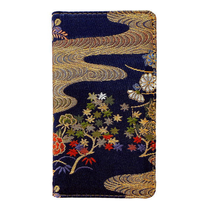 【Leo&Aoi公式ショップ】 Xperia 1 V SO-51D SOG10 A301SO XQ-DQ44 カバー 手帳型 西陣織 着物 明 手帳型ケース so51d エクスペリア スマホケース 【安心の返品保証付き】