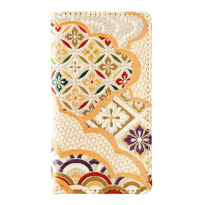 【Leo&Aoi公式ショップ】 iphone13mini ケース iPhone 13 mini カバー 手帳型 西陣織 着物 極 手帳型ケース アイフォン13 ミニ スマホケース 【安心の返品保証付き】